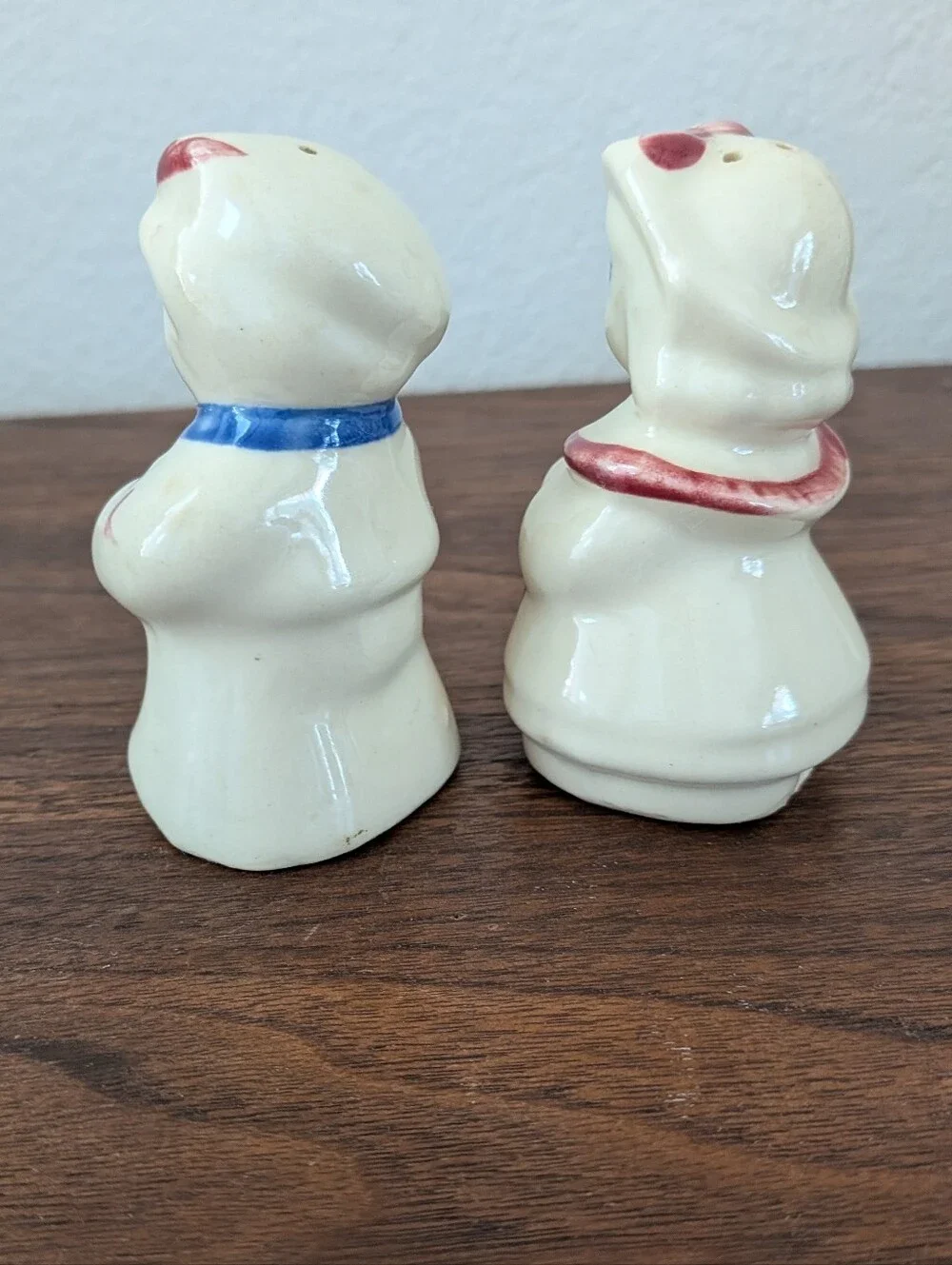 Vintage Shawnee Sailor Boy & Bo Peep Salt and Pepper Shakers Hand Painted